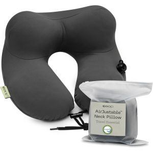 Coop Home Goods AirJustable Travel Neck Pillow